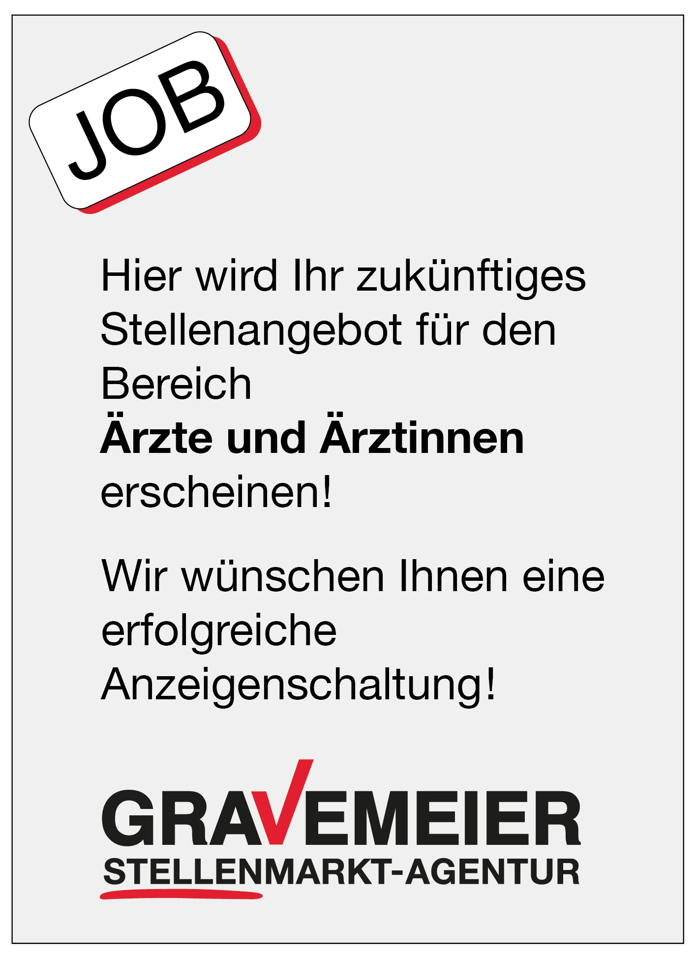 Job Musteranzeige 22.1.24 2 Spaltig Ärtze